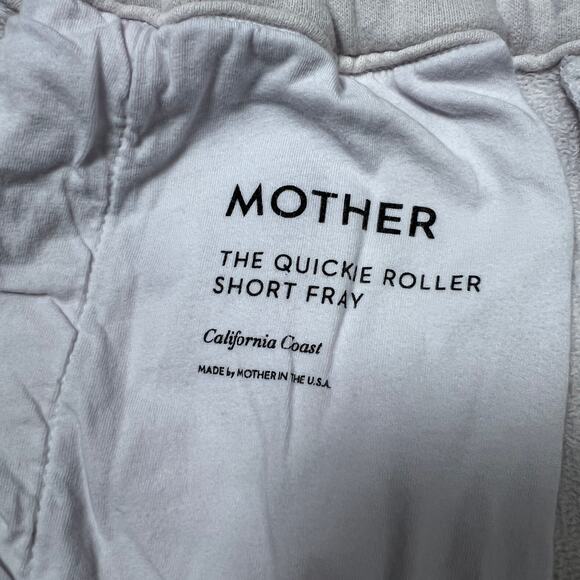 MOTHER The Quickie Roller Short Fray XS California Coast Tie Dye White Sweat - Picture 3 of 12